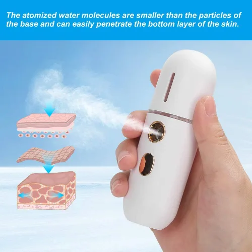 Miniatura 7 de Rociador facial de niebla, mini vaporizador facial portátil, hidratante para exteriores para mujeres y niñas en interiores