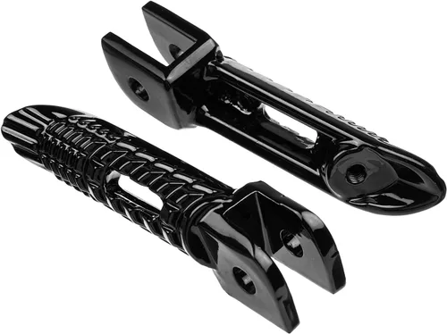 Miniatura 4 de Reposapiés delanteros para pedales para Suzuki GSXR600 GSXR750 GSXR1000 de 2001-2022 (Reposapiés delanteros - Negro)