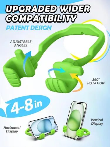 Miniatura 2 de Cesta de Pascua esencial para adolescentes, niñas, niños, soporte para teléfono celular: soporte ajustable para teléfono perezoso para escritorio