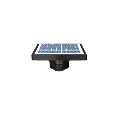 Miniatura 4 de Quietcool UTF-SLR-04-L Ventilador solar con luz - Perfecto para cobertizos de patio trasero - Funciona con energía solar - Panel solar de 3.5 vatios