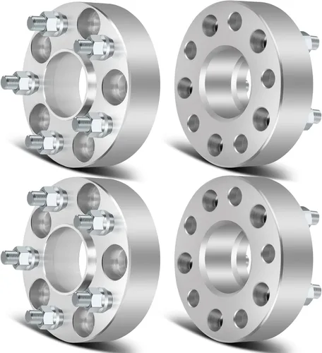 Miniatura 24 de SCITOO 4 espaciadores de rueda de 1 pulgada, 4 lengüetas de 0.157 x 3.937 in a 0.157 x 3.937 in, pernos de 0.472 x 0.059 in, compatibles
