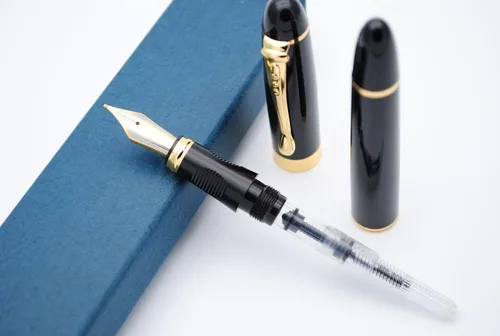 Miniatura 3 de JINHAO X450 - Pluma estilográfica con punta M (negro brillante)
