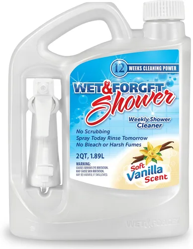 Miniatura 11 de Wet & Forget Limpiador de ducha de aplicación semanal, no requiere fregar, fórmula sin blanqueador, listo para usar, aroma a vainilla, 64 onzas