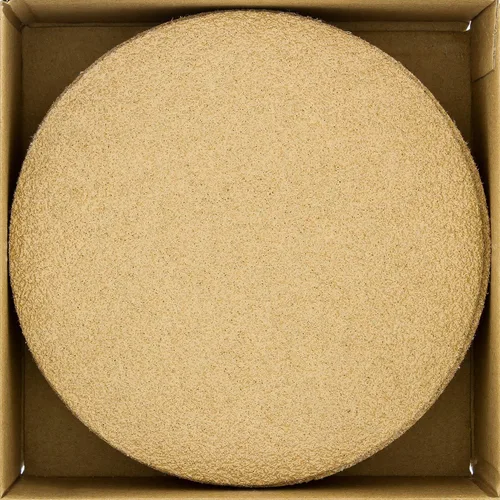 Miniatura 2 de Dura-Gold Discos de papel de lija dorados de grano 40 de 6 pulgadas, sin polvo, sin polvo, caja de 25, respaldo de gancho y bucle para lijadora DA