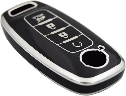 Miniatura 8 de Funda protectora de TPU para llavero inteligente con control remoto + llavero para Nissan Rogue SL Ariya FWD Pathfinder X-Trail Sentra SR SL Armada