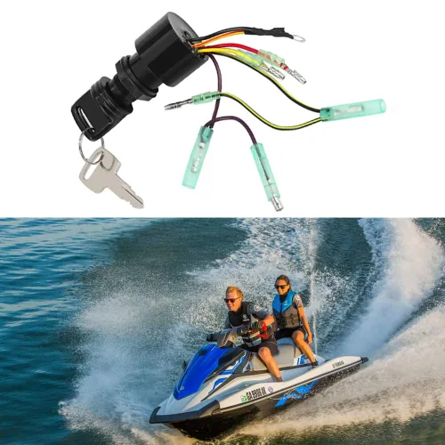 Miniatura 6 de Reemplazo 87-17009A5 SUKECA Boat Llave de interruptor de encendido para motor fuera de borda Mercury Mariner, 3 posiciones Off-Run-Start 6