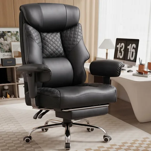 Miniatura 18 de GTPLAYER Gaming Chair with Foot Rest & Pocket Spring Cushion, Breathable Fabric for Home Office Desk, Ergonomic High Back Computer Chair with