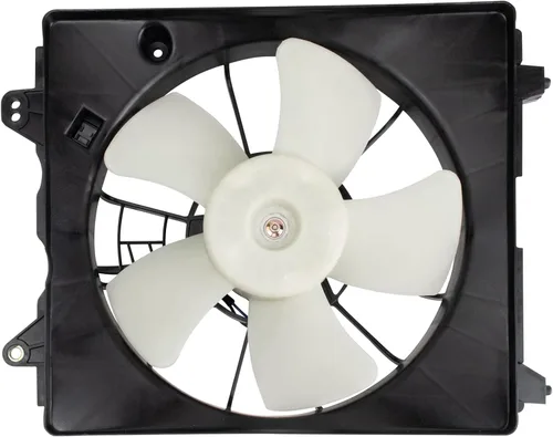 Miniatura 159 de TRQ Conjunto de ventilador de refrigeración dual del radiador compatible con Toyota Highlander 2008-2013 TO3115155