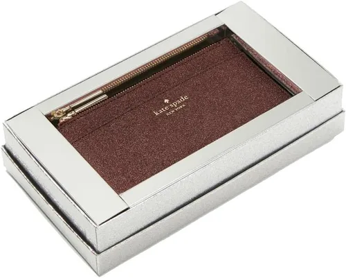 Miniatura 2 de Kate Spade - Cartera para mujer con diseño brillante en caja grande y delgada, con purpurina, Deep Nova