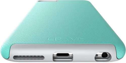 Miniatura 7 de Funda Crave con protección de doble capa y color negro, para iPhone 6 y 6s de 5.5 pulgadas , Menta gris