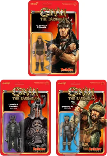Miniatura 5 de Super7 Conan The Barbarian Subotai - Figura de acción de Conan de 3.75 pulgadas con accesorios, coleccionables de películas clásicas y juguetes retro