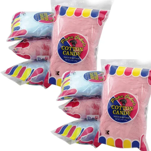 Miniatura 13 de Suministros de sabores de fiesta de algodón azul y rosa dulces de cumpleaños para niños, Kosher, bolsa de 2 onzas (paquete de 2)