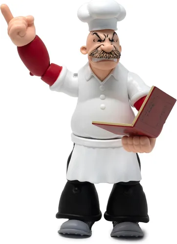 Miniatura 17 de Boss Fight Studio Bluto Popeye The Sailor Man Classics Wave 1 Figura de acción coleccionable – Figura altamente articulada con accesorios que