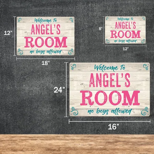 Miniatura 3 de Letrero personalizado para habitación de niñas, habitación de niños, dormitorio, decoración de puerta, letreros con nombre, placa, regalo, 8 x 12