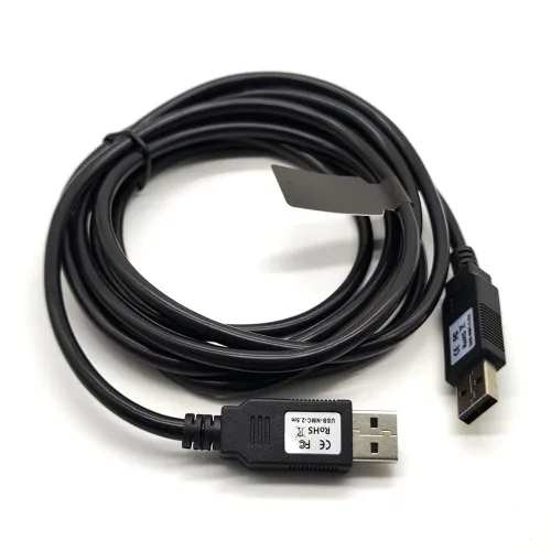 Miniatura 3 de USB 2.0 macho a USB 2.0 macho con chipset FT232R cable de módem nulo para PC a PC de transferencia de datos de comunicación 8.2 ft