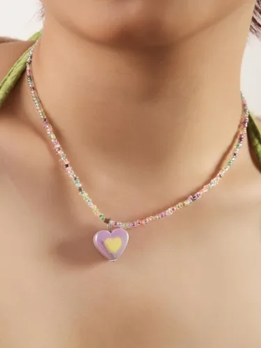 Miniatura 3 de OJERRY Y2K - Collar de cuentas coloridas Kawaii para adolescentes y mujeres