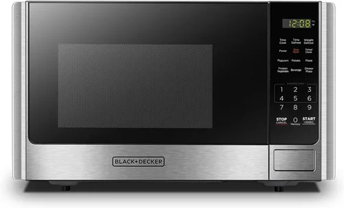 Miniatura 12 de BLACK+DECKER Microondas digital con puerta giratoria y botón de seguridad para niños