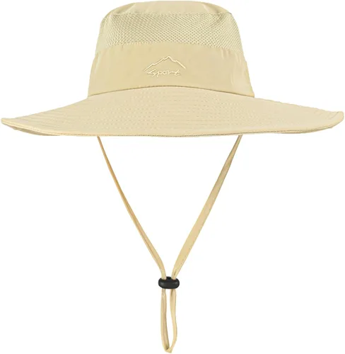 Miniatura 9 de ZOORON Sombreros de sol para hombres y mujeres UPF 50+, sombrero de pescador, protección UV, sombrero Boonie para pesca, senderismo, jardín, safari