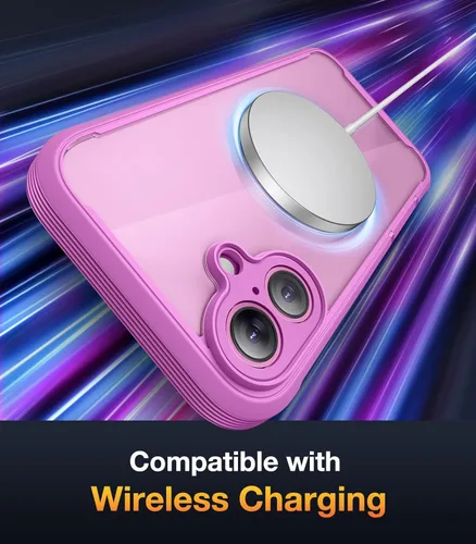 Miniatura 158 de Diaclara Funda diseñada para iPhone 16, mejorada [protección completa de la cámara], carcasa resistente de cuerpo completo con protector de pantalla