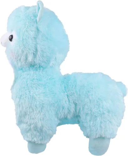 Miniatura 3 de Peluche suave de alpaca azul con forma de cordero – 7 pulgadas, cojín de peluche, regalo de San Valentín para novia, niños y amigos