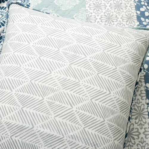 Miniatura 5 de Lush Decor - Juego de ropa de cama de 3 piezas, colorido diseño bohemio a rayas, reversible