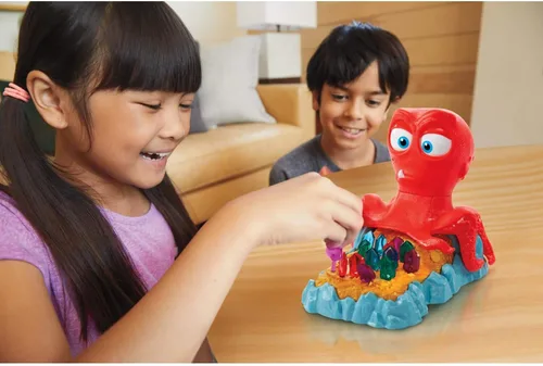 Miniatura 2 de Mattel Games Inky's Fortune - Juego para niños con pulpo, gemas y mancha de tinta, regalo para niños de 5 años en adelante