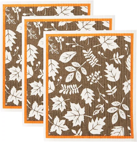Miniatura 34 de DII Paños suecos para cocina y limpieza, reutilizables, lavables a máquina y aptos para lavavajillas, biodegradables, 7.75 x 6.75, limones, 3