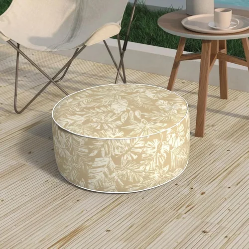 Miniatura 33 de Taburete inflable para exteriores de 31 pulgadas de diámetro x 14 pulgadas de alto, taburete portátil para todo tipo de clima, taburete de muebles