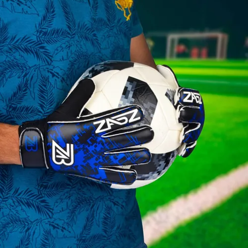 Miniatura 6 de ZABZ Guantes de portero para jóvenes, guantes de fútbol para niños, guantes de fútbol para niños, con agarre extra, protección de palma y muñeca