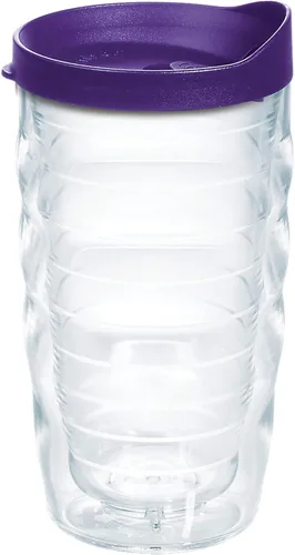 Miniatura 33 de Taza de viaje Tervis de doble pared transparente y colorida con tapa fabricada en Estados Unidos mantiene las bebidas frías y calientes, 24 onzas