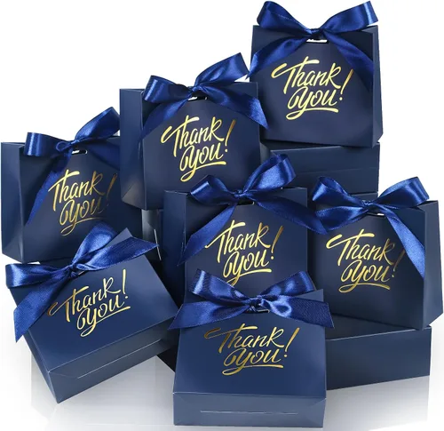 Miniatura 14 de EQOREIIN Bolsas de regalo pequeñas, paquete de 25 bolsas de regalo de 4.5 x 1.8 x 3.9 pulgadas, mini bolsas de agradecimiento de papel kraft negro