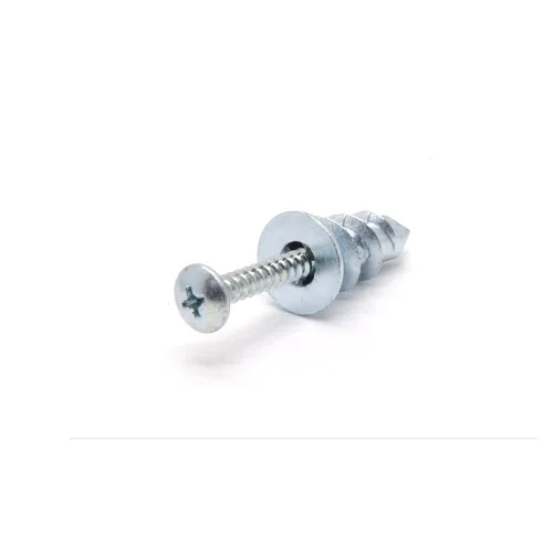 Miniatura 3 de Kit de anclaje de pared hueca/paneles de yeso autoperforantes de zinc con tornillos (10 EA)
