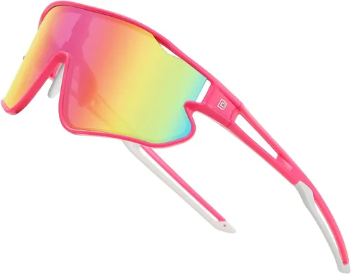Miniatura 10 de DUCO Gafas de sol para niños y jóvenes, ligeras, con montura TR90, UV400, para béisbol, ciclismo, para niños y niñas, DK268