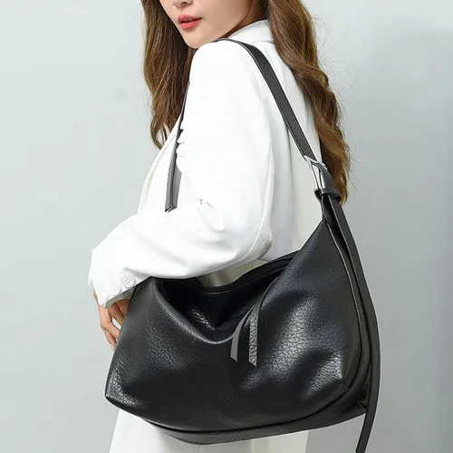 Miniatura 3 de Bolso de mano para mujer, estilo casual, con cremallera, grande, cruzado, hobo, bolso de hombro, bolso de trabajo a la moda para mujer