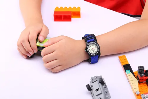 Miniatura 5 de Jewtme Niños Niños Correa de Nylon Luminoso Relojes Deportes al aire libre Analógico Display Reloj para niños niñas