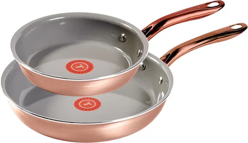 Miniatura 9 de T-Fal Preserve Ceramic, juego de utensilios de cocina antiadherentes de 13 piezas, apto para horno y asador hasta 350°F, incluye olla de cocción Azul