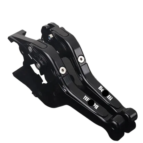 Miniatura 8 de NIKKHO Palanca de embrague de freno TRK502 motocicleta CNC ajustable extensible manillar palanca de embrague de freno plegable para Be&Nelli Jinpeng