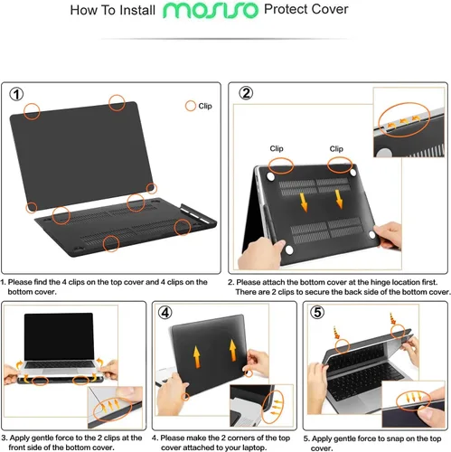 Miniatura 7 de MOSISO Compatible con funda para MacBook Pro de 14 pulgadas 2025 2024 2023 2022 2021 M5 M4 M3 M2 M1 A3434 A3112 A3185 A3401 A2918 A2992 A2779 A2442