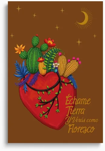Miniatura 15 de SKYSUKEY Impresión artística mexicana retro para oficina, póster de arte latino, citas inspiradoras en español, decoración de pared, arte de pared