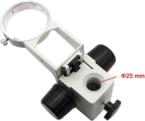 Miniatura 6 de Kit de microscopio de 2.992 in de diámetro, soporte para microscopios estéreo, soporte ajustable, barra de barra de varilla de 0.984 in