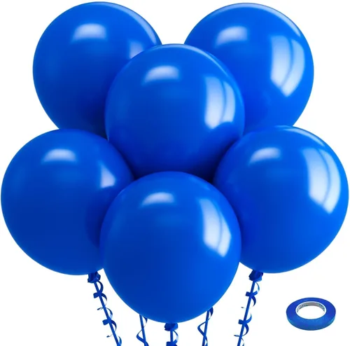 Miniatura 175 de Bezente - Globos de 12 pulgadas de látex con confeti para bodas, graduaciones, despedidas de soltera y cumpleaños, aptos para helio, dorado, 60
