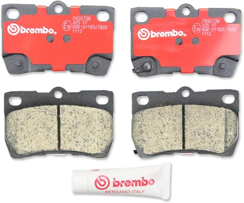 Brembo Juego de pastillas de freno de disco trasero de cerámica premium P83073N LEXUS/TOYOTA/TOYOTA (FAW) OE# 0446622190