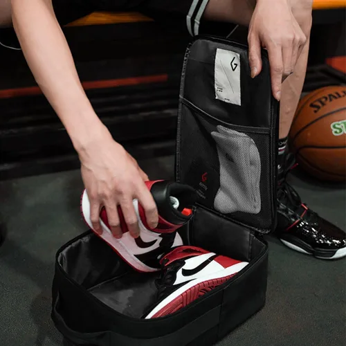 Miniatura 7 de GOTO Bolsa de zapatos y zapatillas, bolsa de gimnasio deportivo, bolsa de viaje con compartimento para zapatos para hombres y mujeres, ajuste hasta
