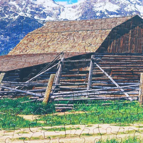 Miniatura 4 de Rompecabezas para adultos de 1000 piezas del Parque Nacional Grand Teton con precisión entrelazada gruesa y resistente, juego familiar de 1000