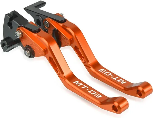 Miniatura 9 de DOUKI Para Yamaha MT03 2005-2006 MT-03 MT 03 Motocicleta Palancas de embrague de freno corto embrague embrague empuñaduras Agarres extremos manillar