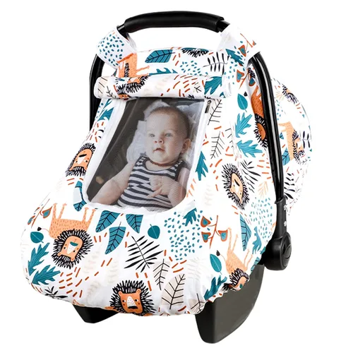 Funda de asiento de automóvil para bebé, fundas de asiento de automóvil de invierno para bebés, cubierta de asiento de automóvil para niño, toldo de