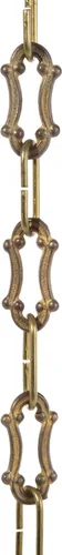 Miniatura 3 de B&P Lamp® Cadena de estilo antiguo de latón fundido