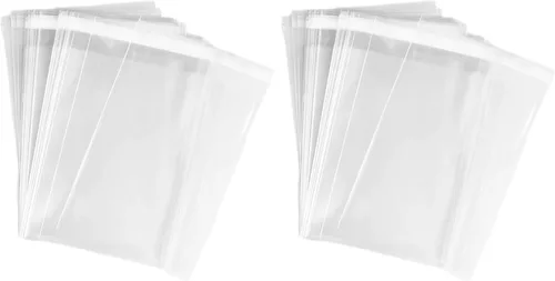 Miniatura 4 de UNIQUEPACKING 50 bolsas de celofán transparentes resellables de 11 7/16 x 14 5/16 pulgadas (1.6 mil), buenas para fotos de 11 x 14, impresiones