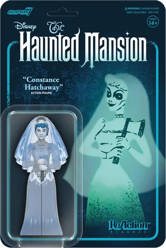 Miniatura 6 de Super7 Haunted Mansion Caretaker - Figura de reacción de 3.75 pulgadas, RE-HAUNW02-CTR-01