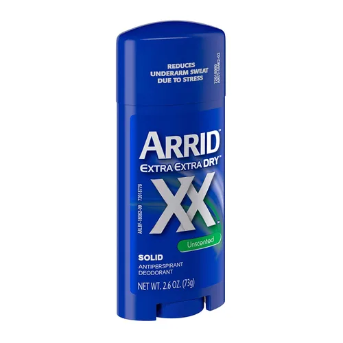 Miniatura 4 de Arrid XX Extra Extra Dry Desodorante Antitranspirante Sólido, sin perfume, 2.6 oz.